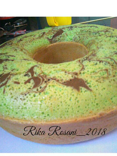Foto resep Bolu Marmer Pandan