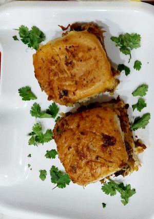 A picture of Masala Pav.