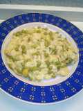 Risotto con piselli e fave bio