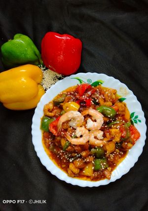 রেইনবো প্রন (rainbow prawn recipe in Bengali) রেসিপির প্রধান ছবি