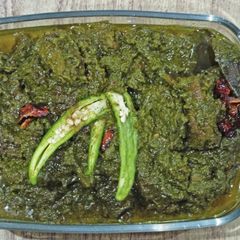 A picture of Palak gosht.