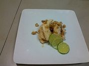 Una foto de lomitos de pollo salsa