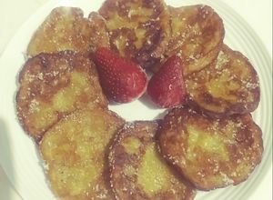 Una foto de Tortitas de banano