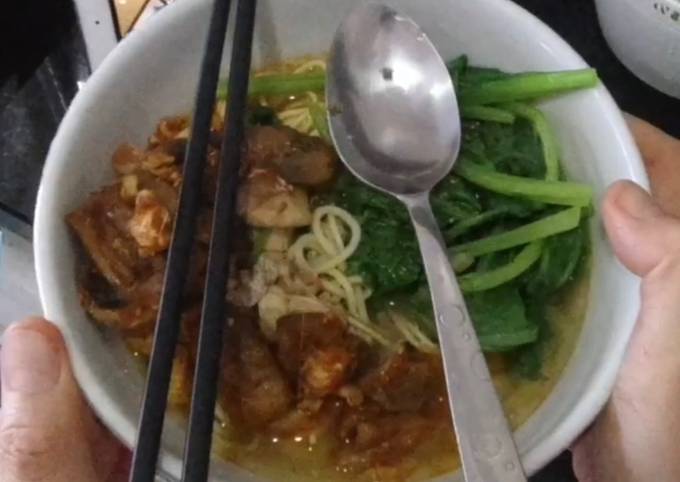 Mie Ayam Jamur Rumahan (step video)