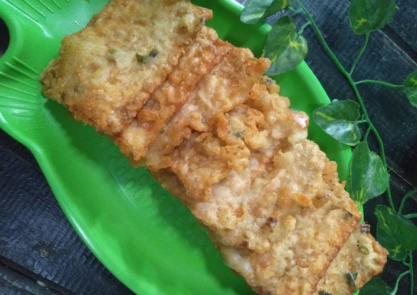 Tempe goreng krispi