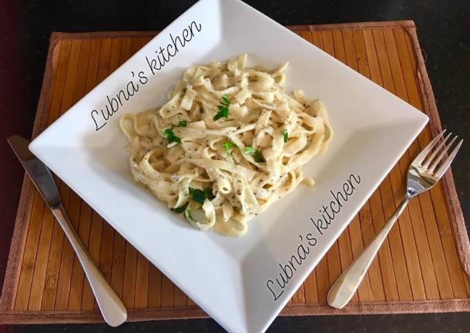 Cottage Cheese Alfredo: