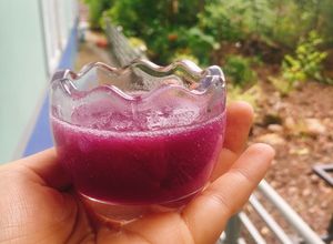 Hình của món Sữa khoai lang tím cho baby.