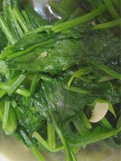 炒菠菜 的食譜成品照片