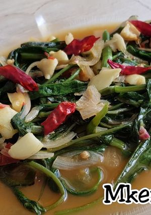 Foto resep Tumis kangkung belacan untuk orang malas