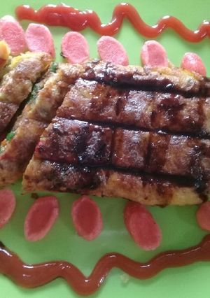 Foto resep Bakar Telur dadar