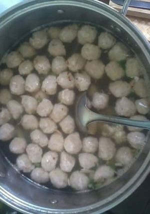 Foto resep Bakso ikan tenggiri tanpa kanji