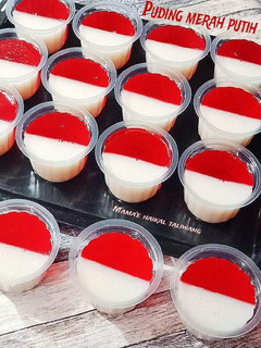 Foto resep Puding Merah Putih