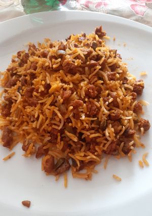 عکسی از دستور لوبیا پلو