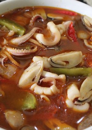 Foto resep Cumi asam pedas