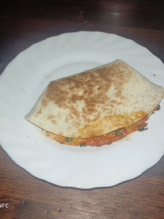 Una foto de Tortita sabor pizza