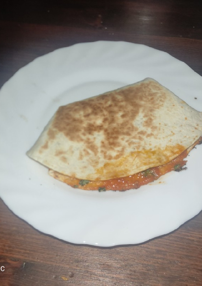 Una foto de Tortita sabor pizza