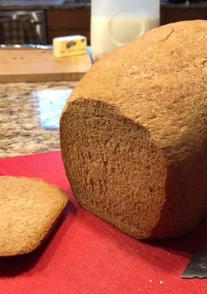 A picture of Fat Free 100% Whole Wheat Bread (Bread Machine).