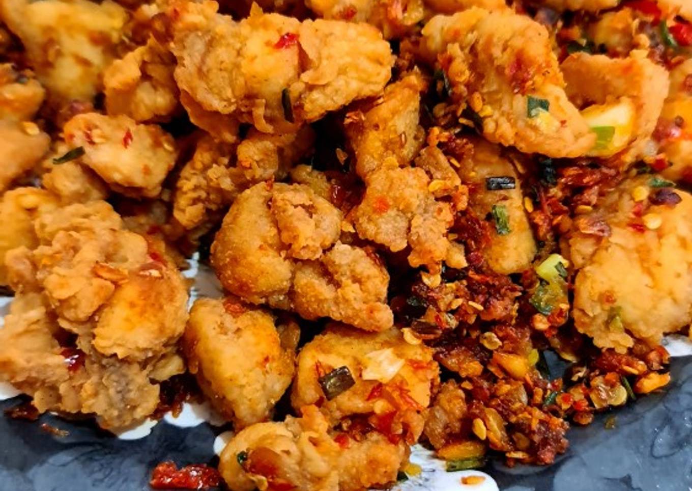 Ayam cabe garam empuk enak