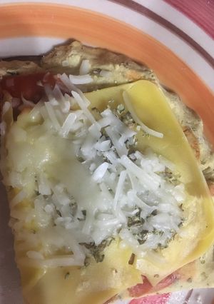 Una foto de Pizza de harina de arroz