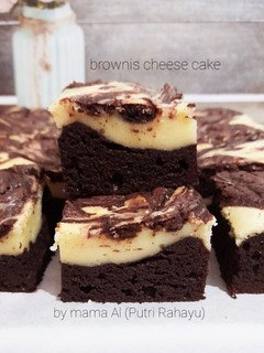 Foto resep Brownis cheese cake