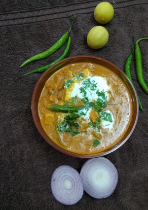 A picture of Rajma paneer.