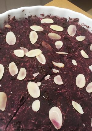 Foto resep Brownies Ubi Ungu (no bake no sugar)