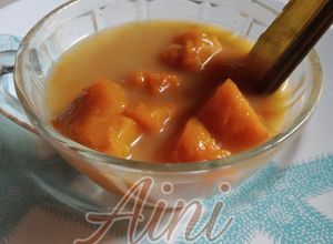 Foto resep Kolak waloh / labu kuning / labu oren
