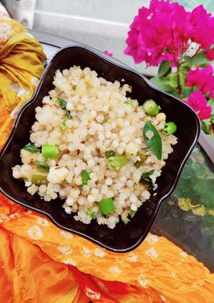 A picture of Sabudana Khichdi.