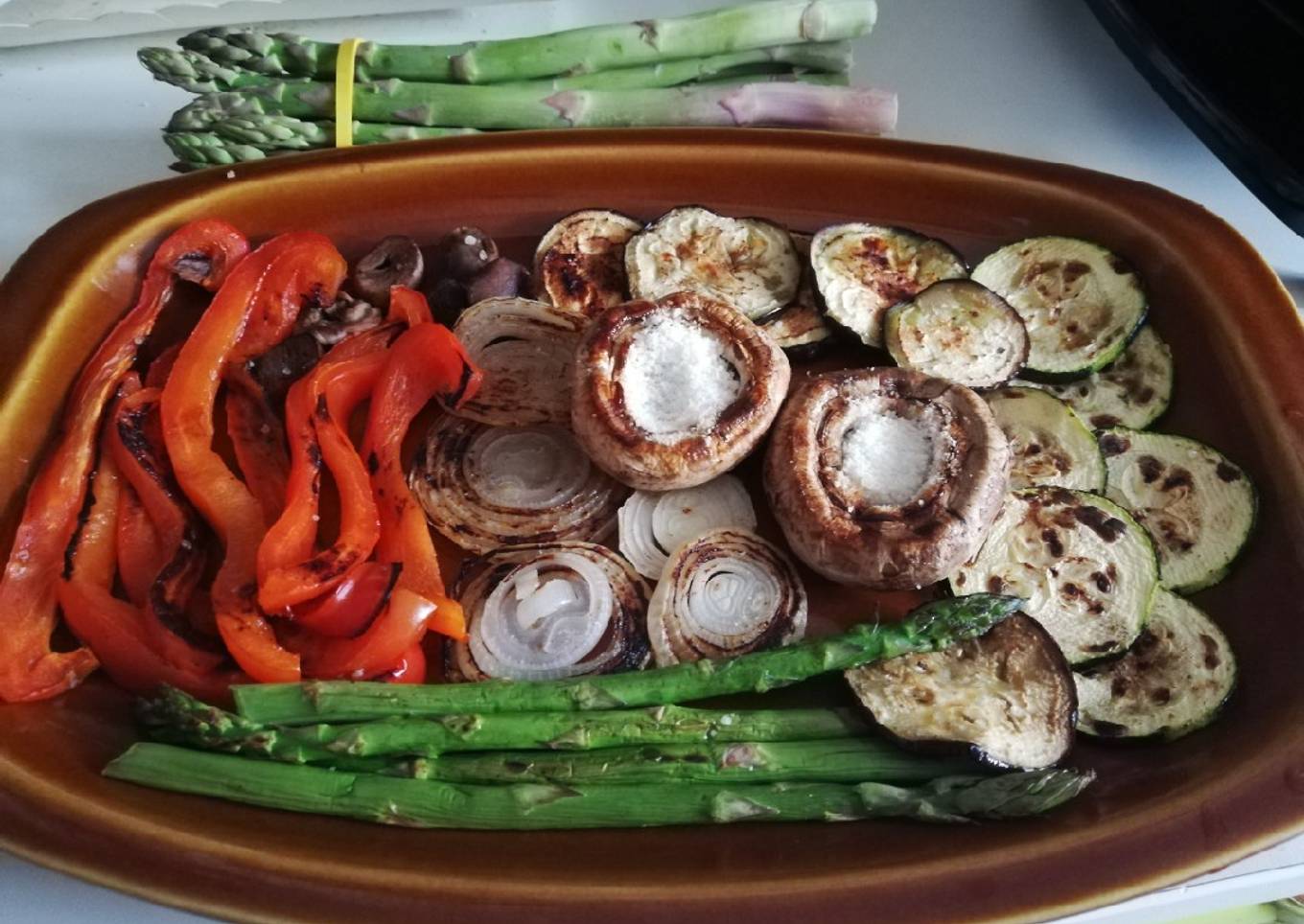 Parrillada de verduras 🍆🥒🍄