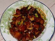 Gambar daging babi kelapa