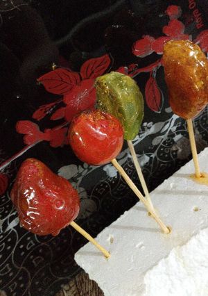 عکسی از دستور میوه آبنباتی