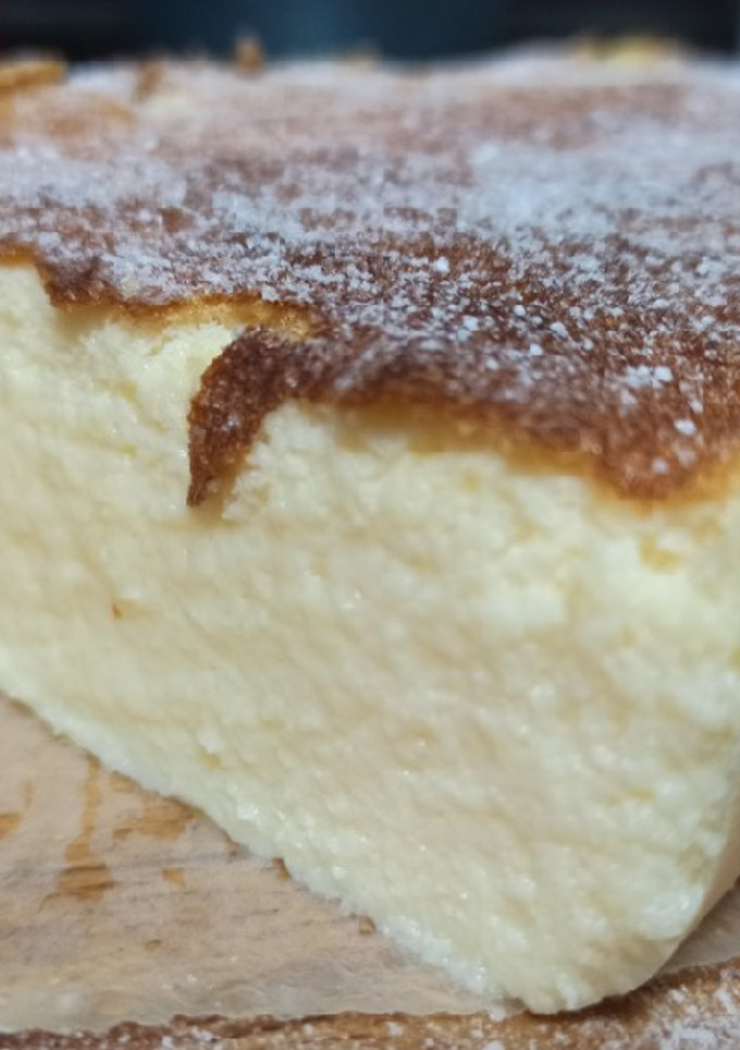 Una foto de Tarta de queso al estilo japonés con Thermomix