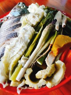 รูปของ ปลานึ่งผักรวม