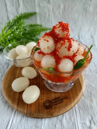 Easy Way Make Asinan Rambutan the So Delicious Tasty
