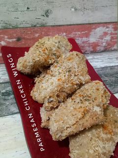 Foto resep Parmesan Chicken Wings (Keto/DEBM friendly)