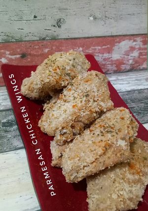 Foto resep Parmesan Chicken Wings (Keto/DEBM friendly)