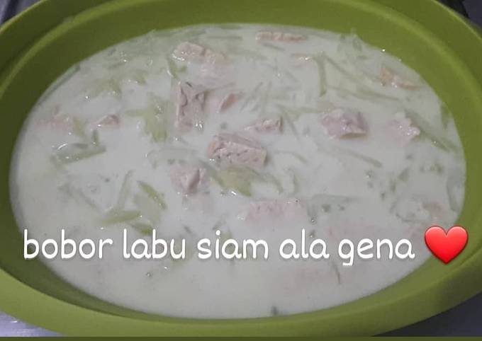 Sayur bobor labu siam