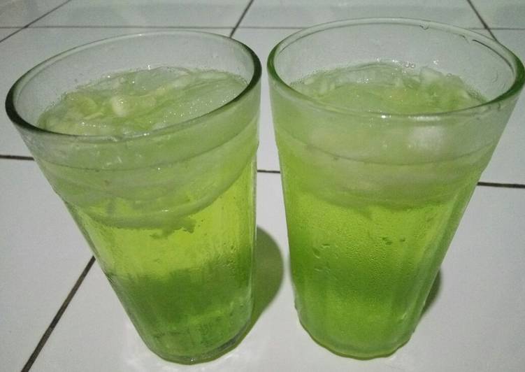 Resep Es Timun Soda Melon Anti Gagal