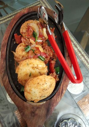 A picture of Masala idli.