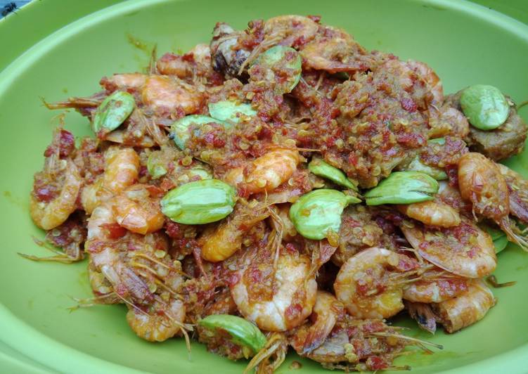 Cara Gampang Membuat Balado udang pete Anti Gagal