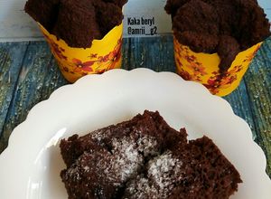 Foto resep Brownies kukus eggles tepung beras #Pr_ Brownies dcc