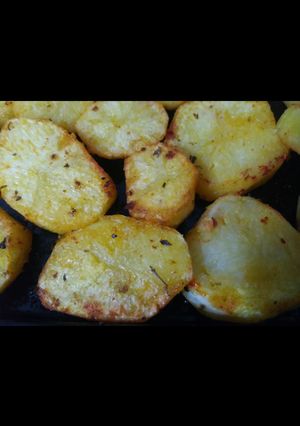 Una foto de Papas al horno