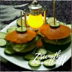 A picture of Tricolour Idli Burgers.