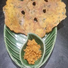 A picture of Drumstick Leaves Thalipitha.