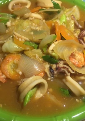 Foto resep Seafood Asam Manis