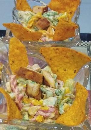 A picture of Russian salad.