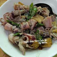 A picture of Cumi Asin Tahu Cabe Ijo.