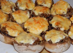 Töltött gomba recept fotója