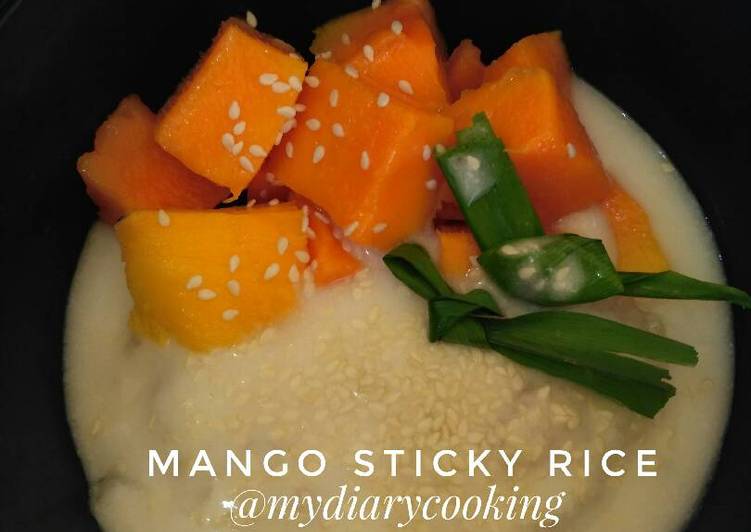 Langkah Mudah untuk Menyiapkan Mango Sticky Rice Simple yang Lezat