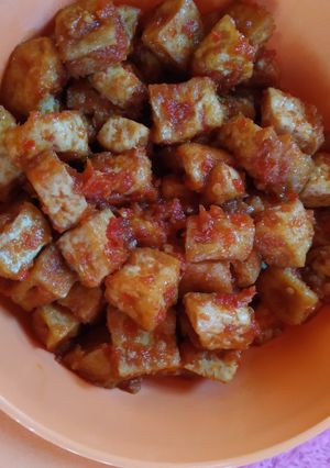 Foto resep Orek Tahu Pedas